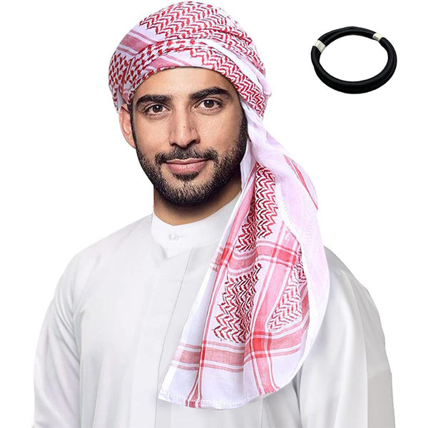 غطاء رأس عربي رجالي رجالي بحبل عقال بحبل عقال شرق أوسطي في دبي