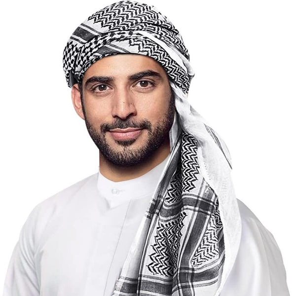 وشاح رجالي إسلامي رجالي من الجاكار وشاح كوفية رجالي رجالي عربي وشاح شماغ صحراوي