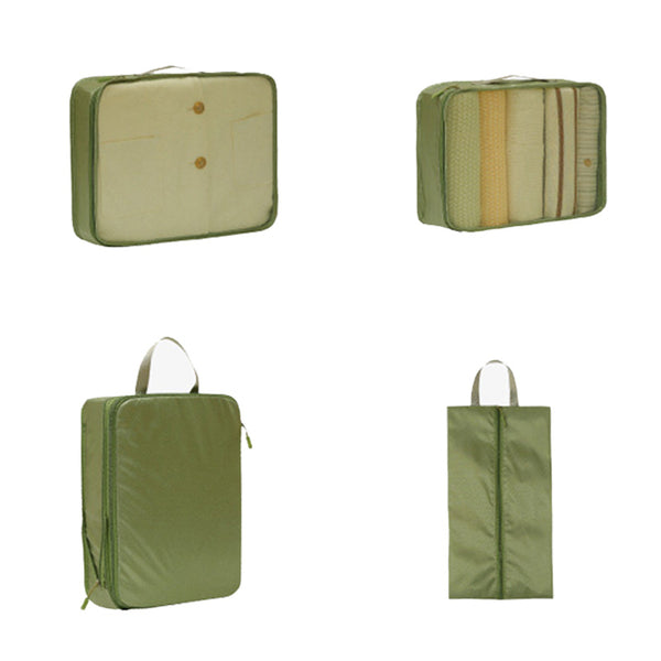 حقيبة تخزين للسفر مزودة بمقابض