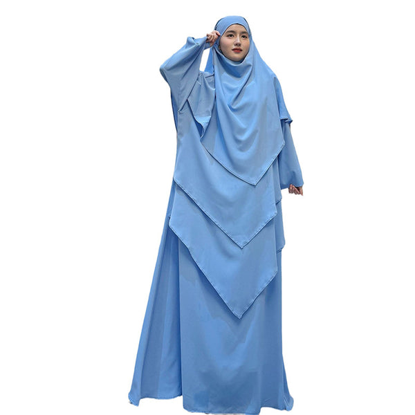 عباءة نسائية فستان نسائي من قطعتين